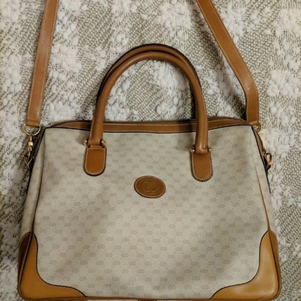 Vintage GUCCI Monogram Doctor Bag - Picture 1 of 10